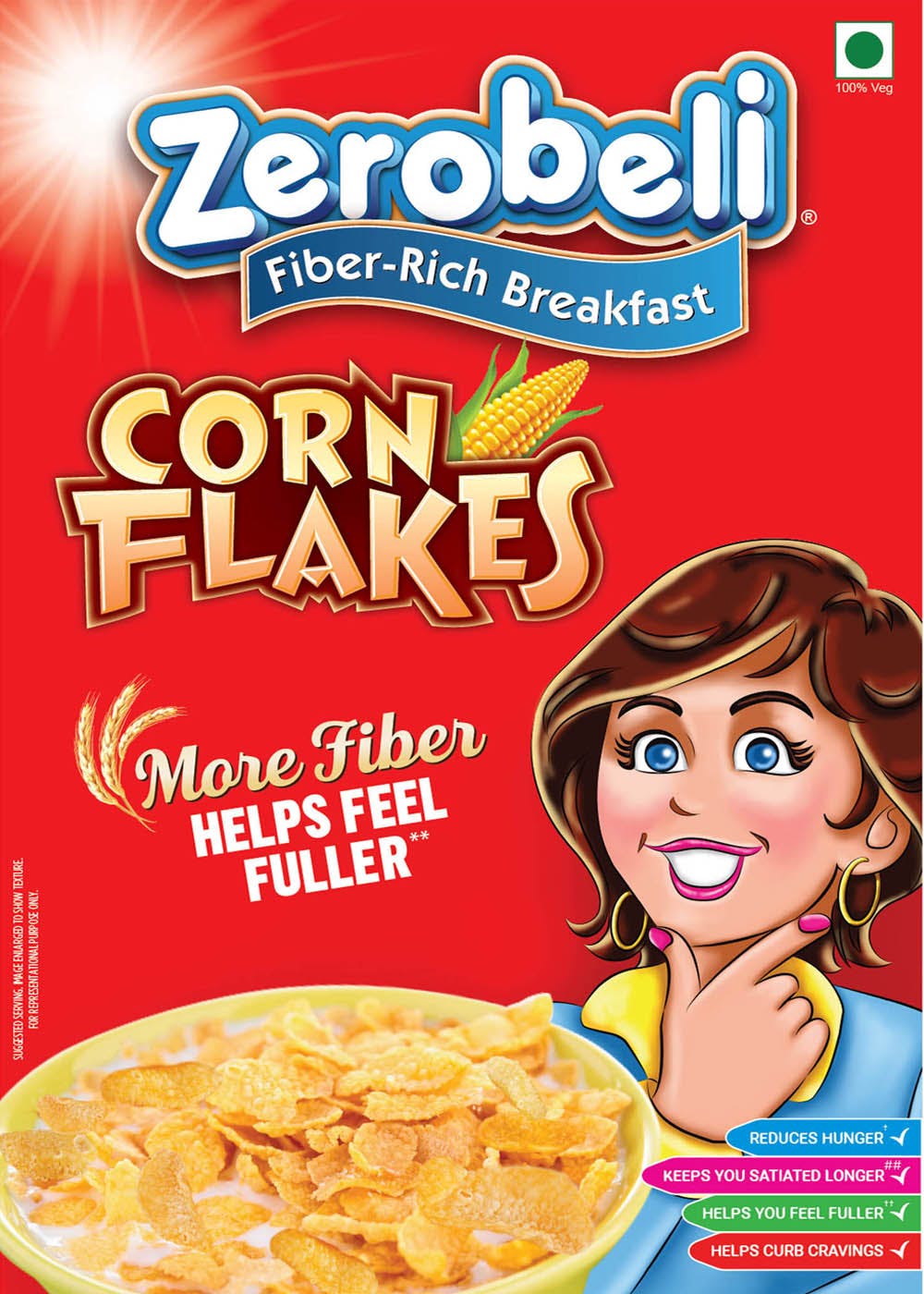 More Fiber Corn Flakes