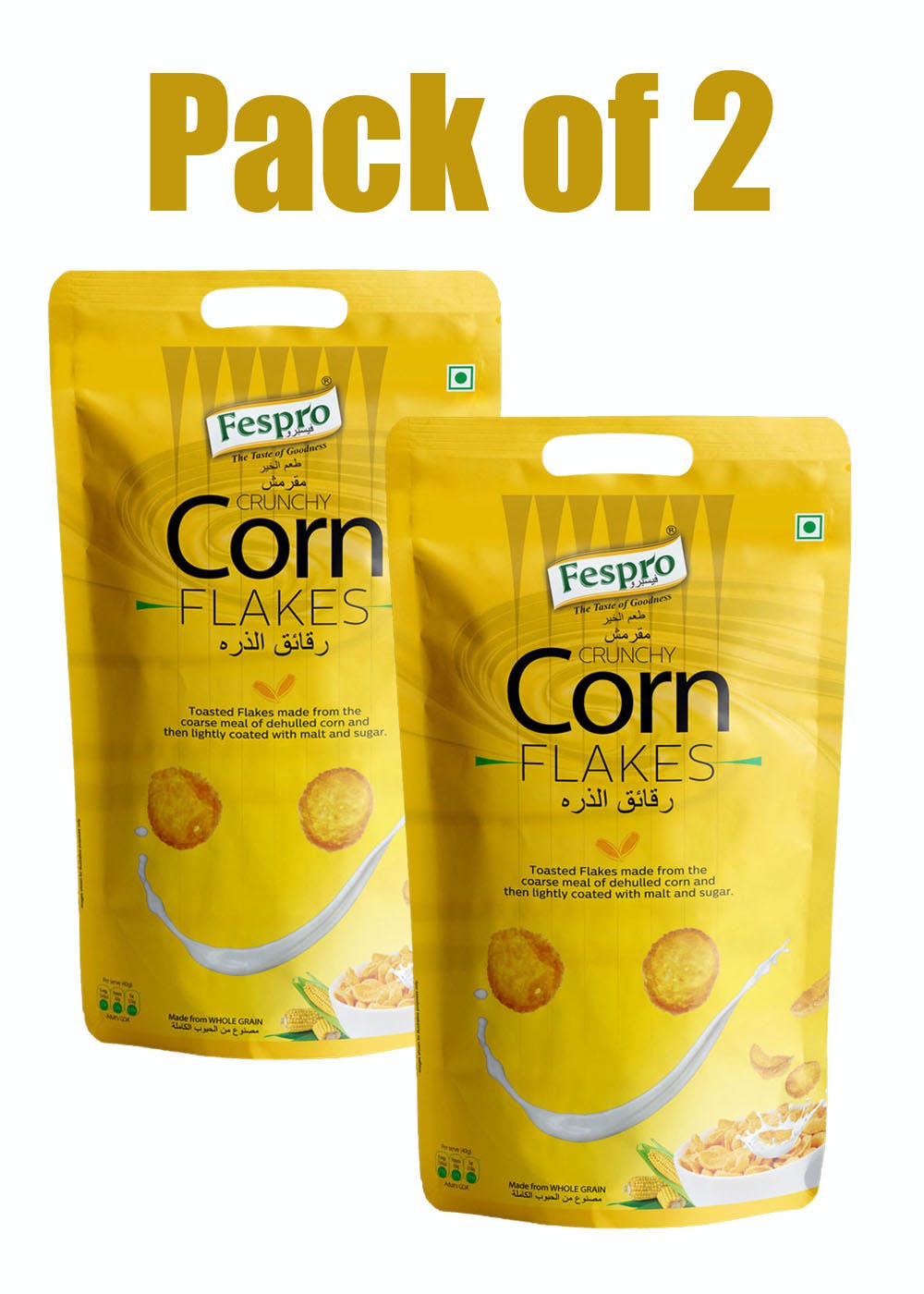 Cornflakes Pouch - 500g(Pack of 2)