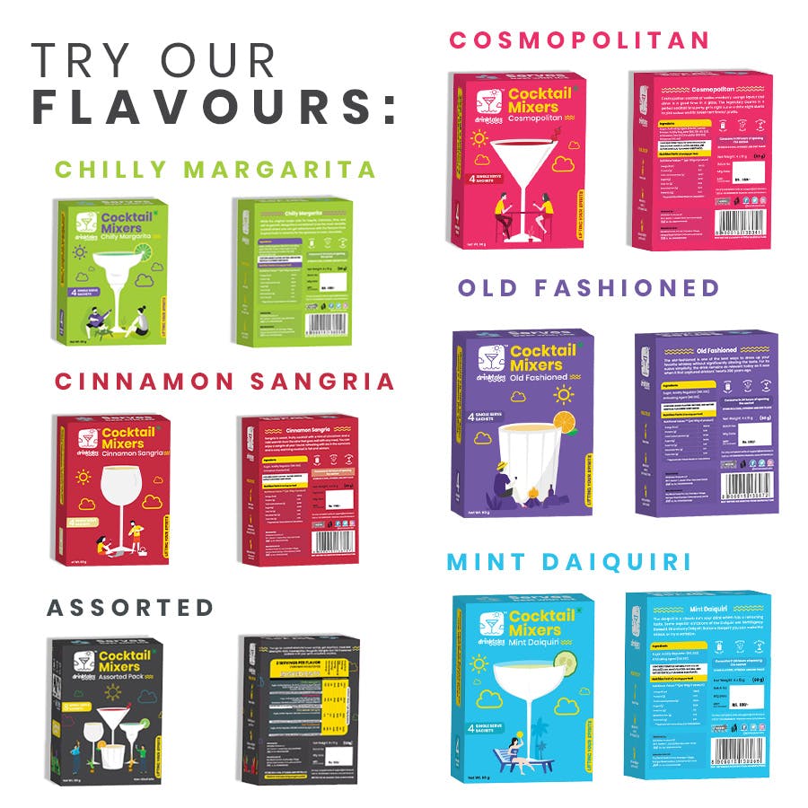 Drinktales Powder Chilly Margarita Cocktail Mixer, Packaging Type