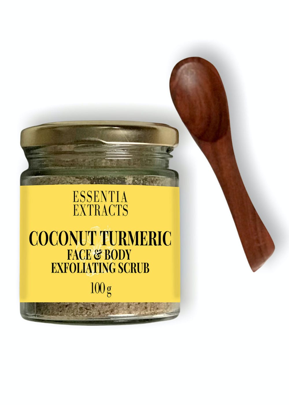 Coconut Turmeric Face & Body Scrub - 100gm