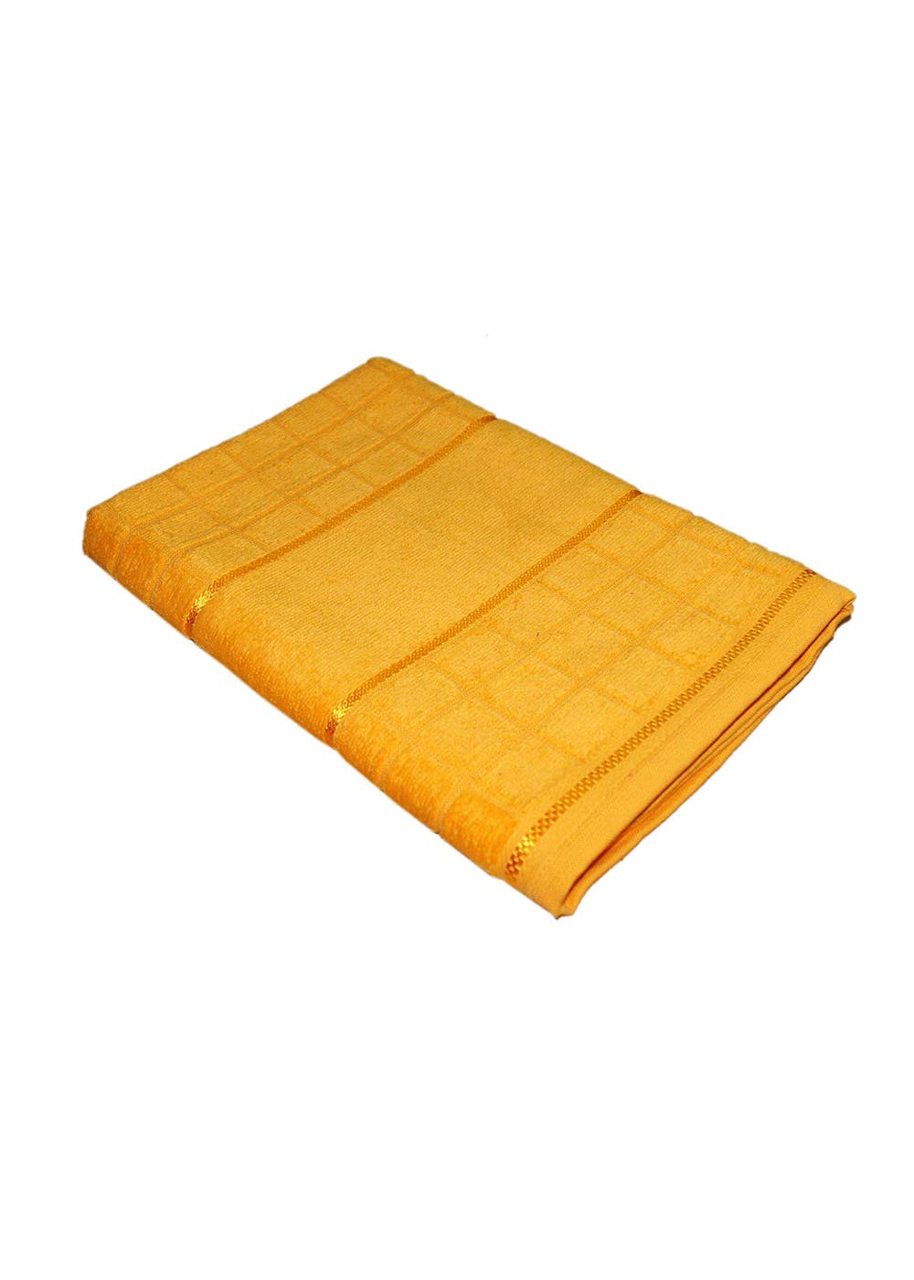 Get 100 Cotton Golden Velvet Finish Soft Turkish Bath Towel at ₹ 499