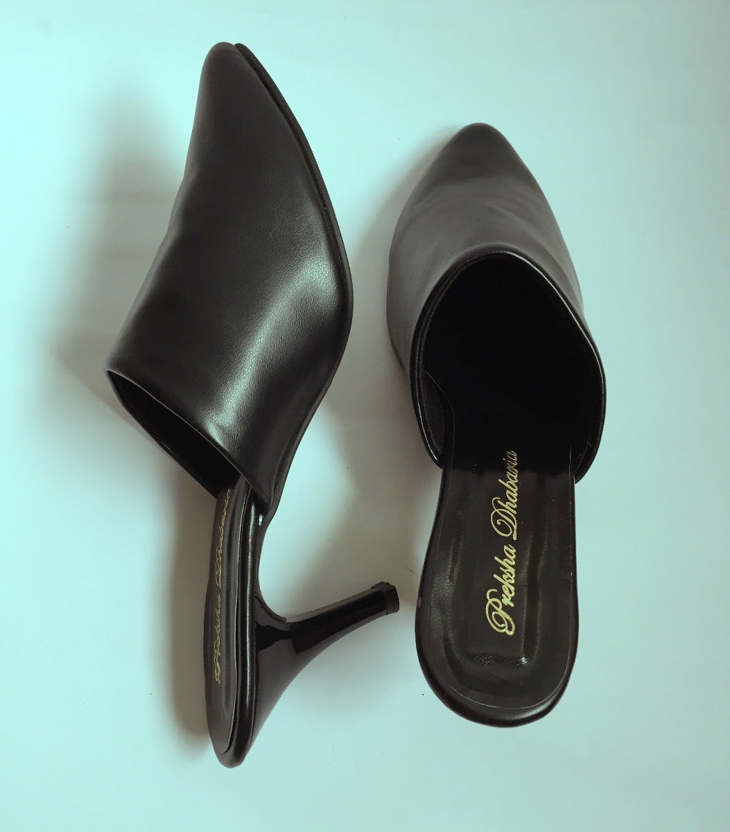 Patent leather mule discount heels