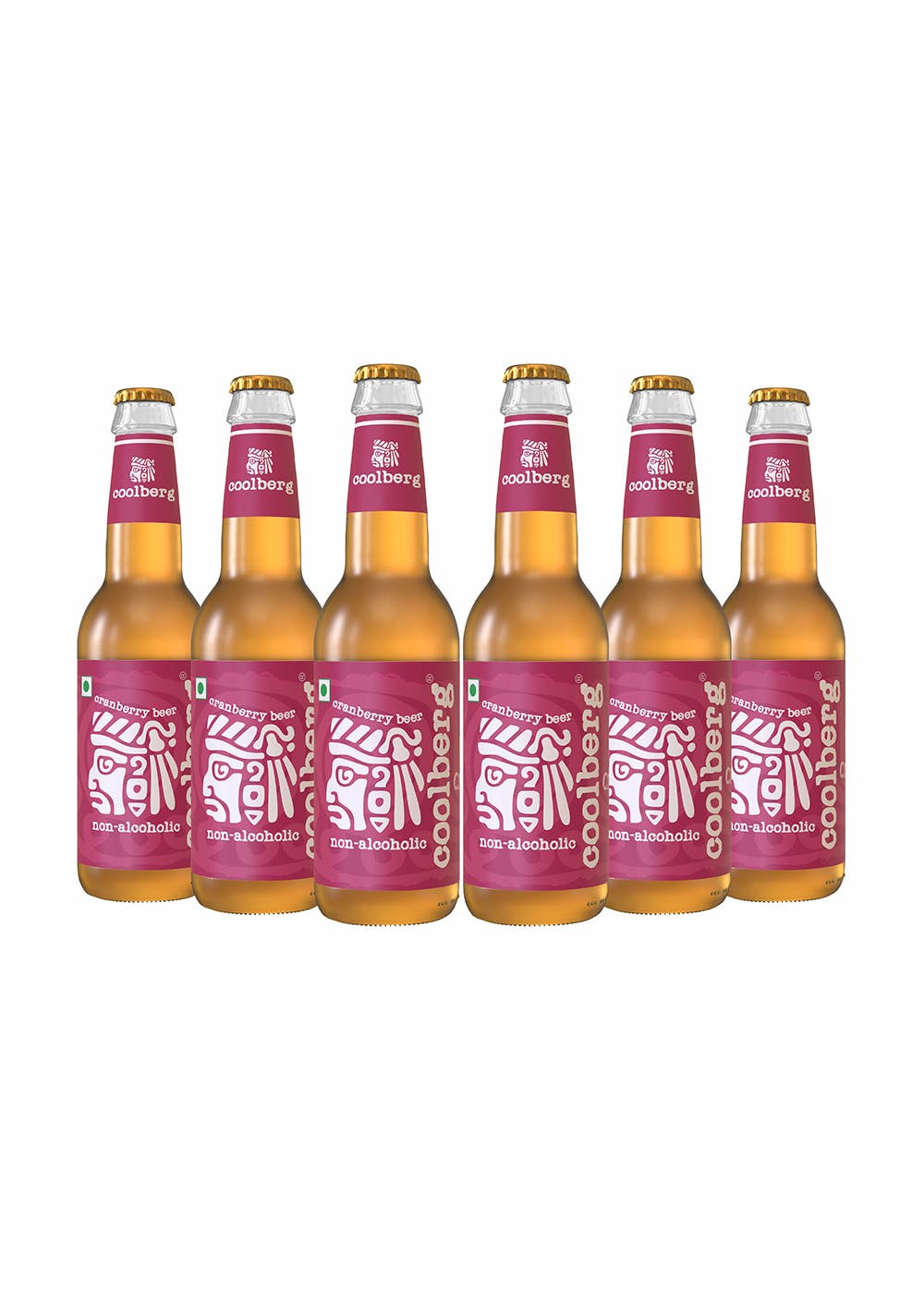 Cranberry Non-Alcoholic Beer  Bottle (Pack of 6) - 330 ml Each