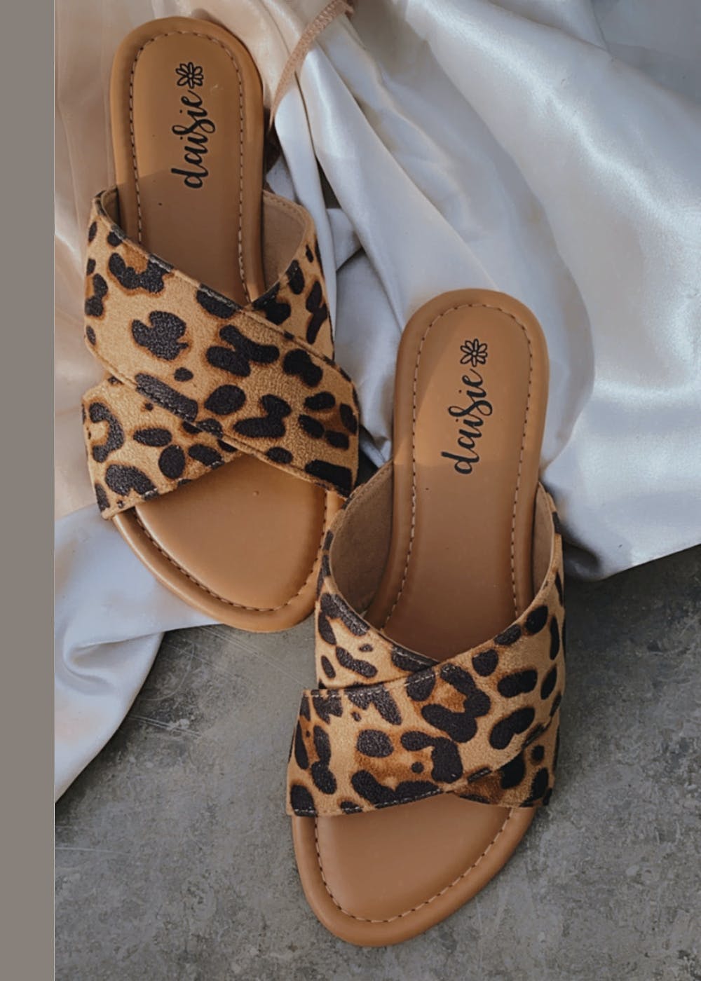 Get Animal Printed Cross Strapped Slides at 1400 LBB Shop