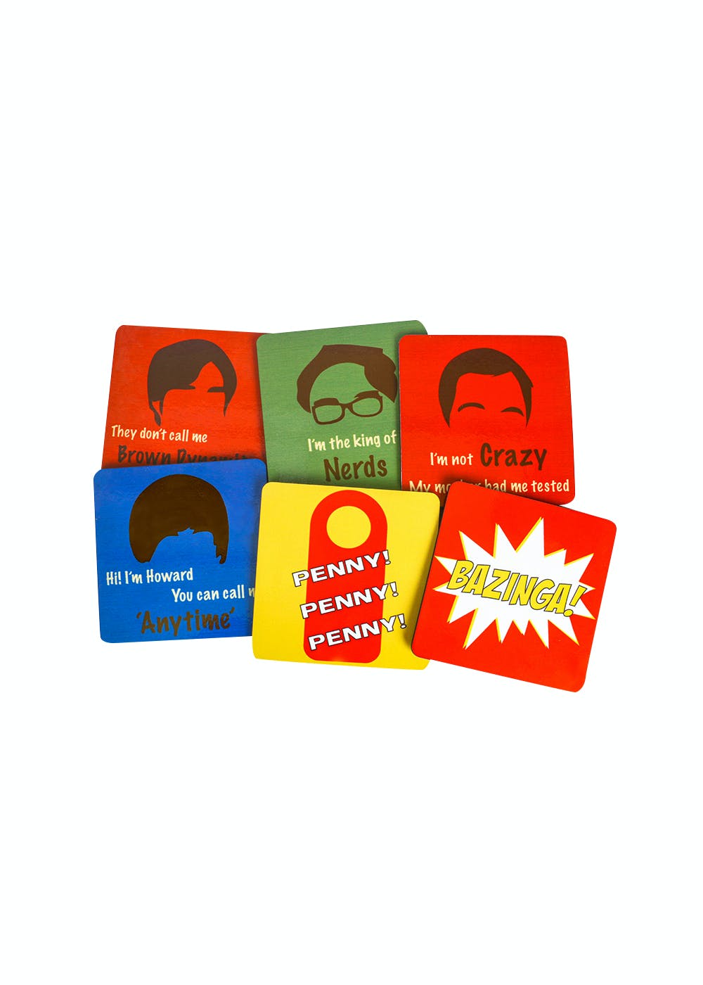 Big Bang Theory Coasters (set of 6)
