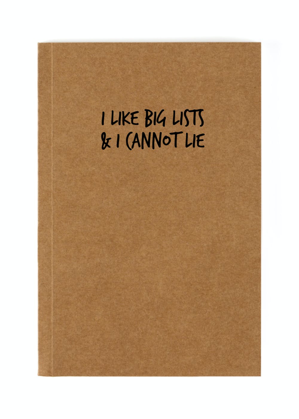 Big List A5 Notebook (Unruled & 120 Pages)