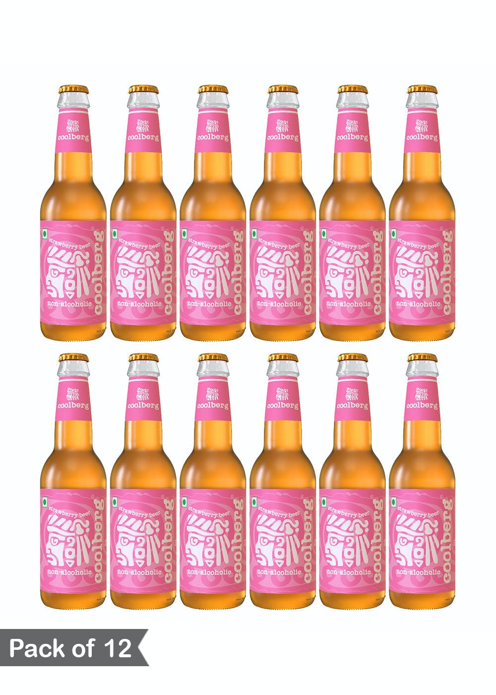  Strawberry Non-Alcoholic Beer 330ml - Pack of 12