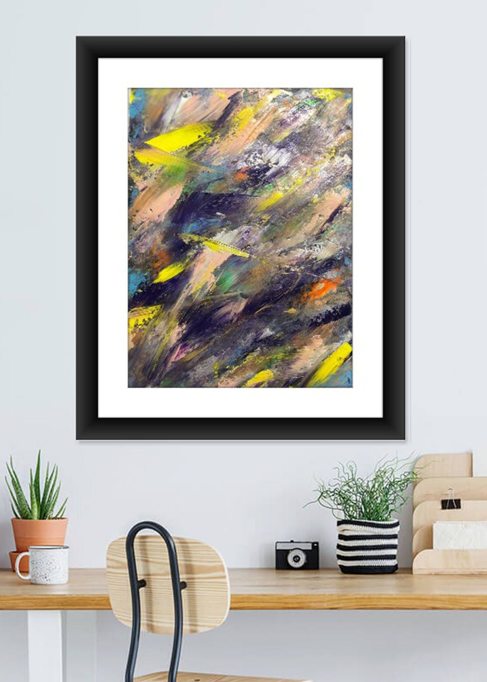 Color Vibe Contemporary Abstract Painting