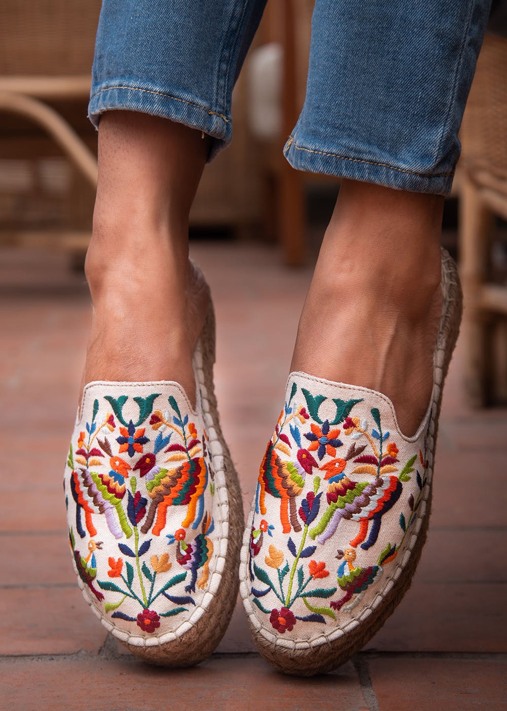 Embroidered espadrilles 2025