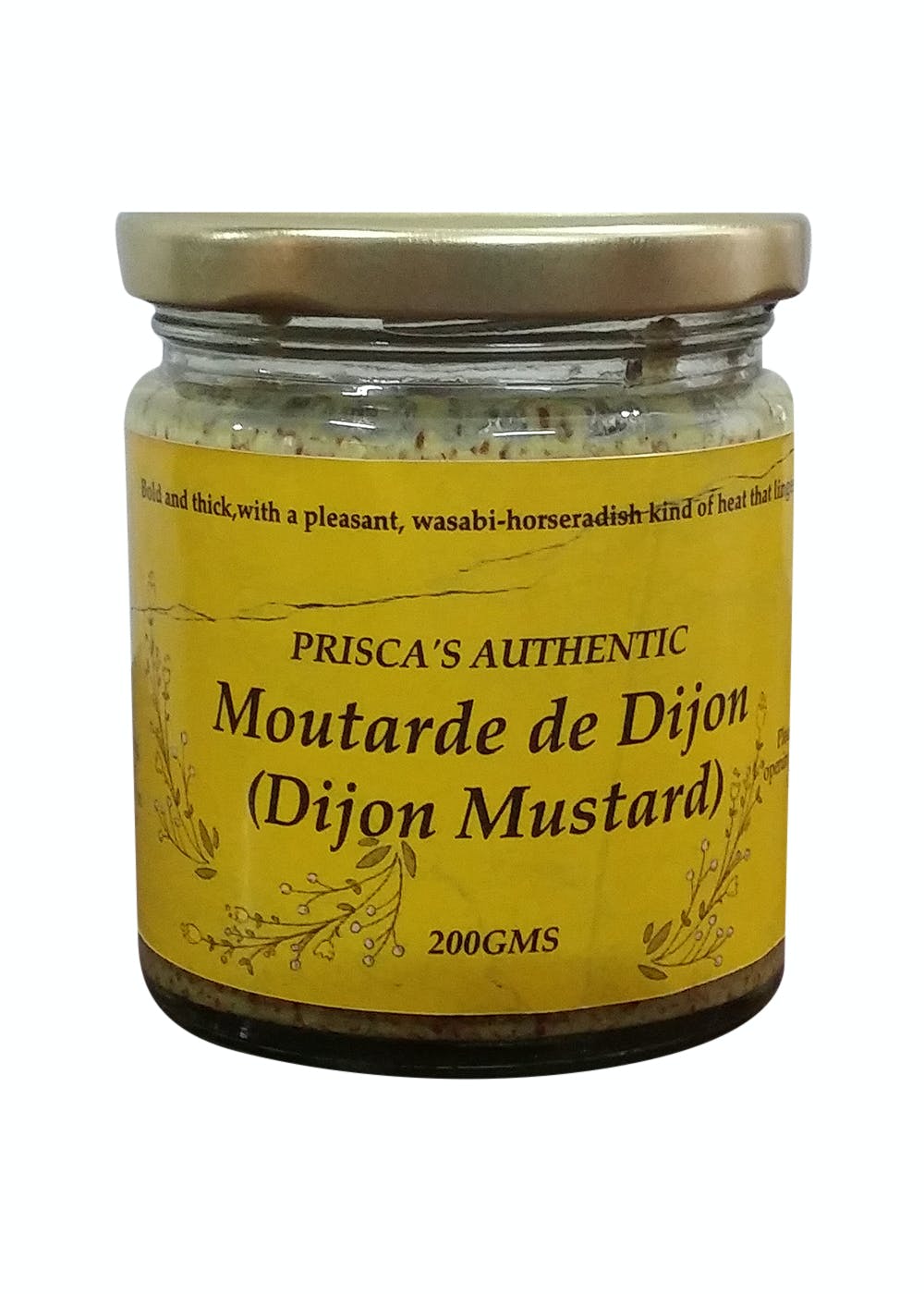 Whole Grain Mustard (Moutarde A L'Ancienne) - 200 Grams