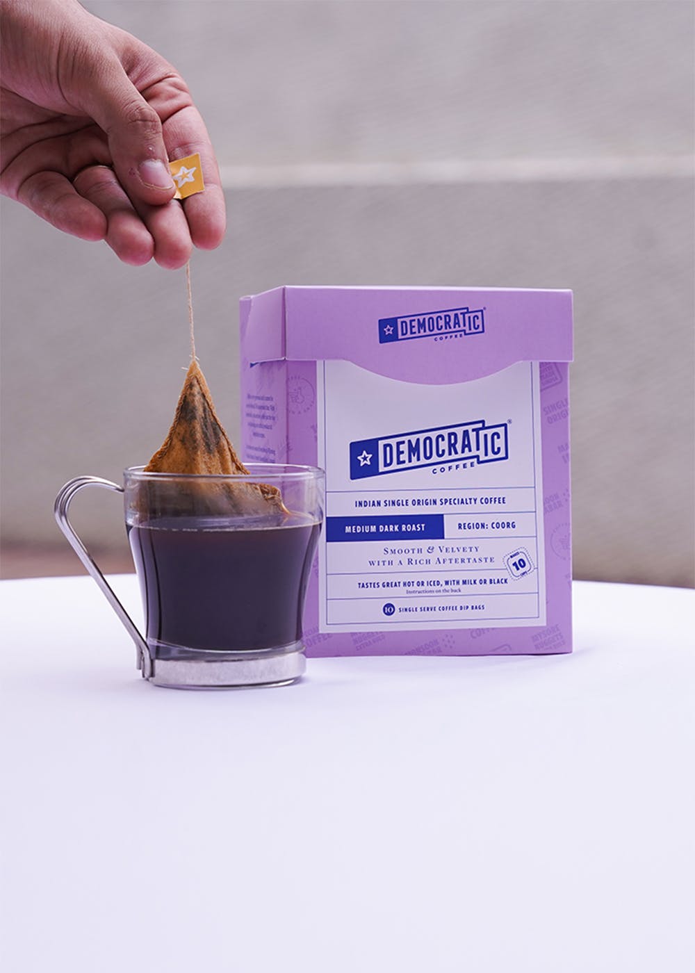 Get Dip Coffee Bags Indian Filter Coffee 120 Grams at ₹ 300 LBB Shop