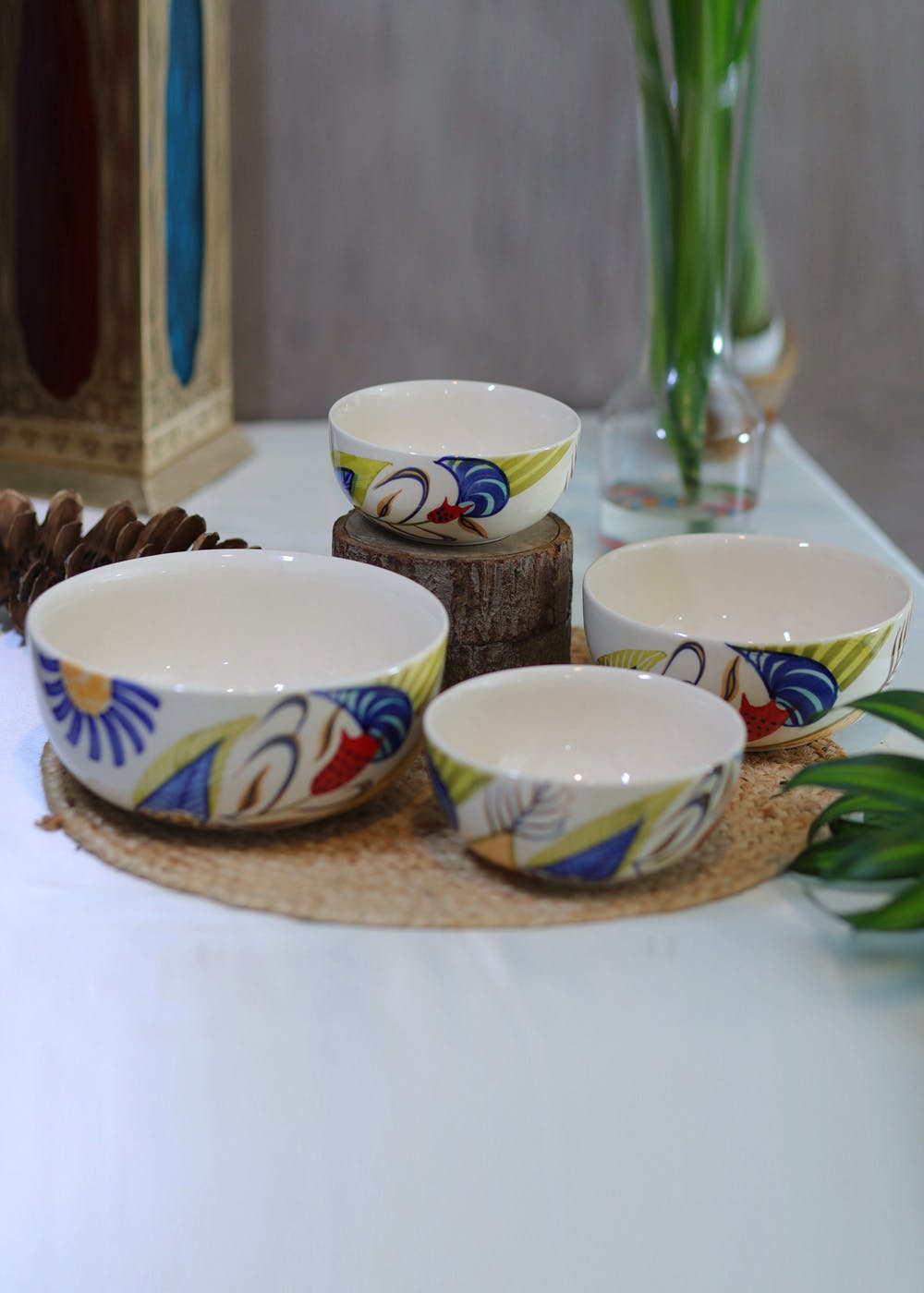 Floral Obsession Serving Bowls - Set Of 4