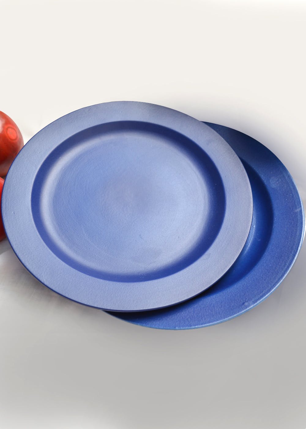 Get Blue Dinner Plates Set Of 2 at ₹ 650 LBB Shop
