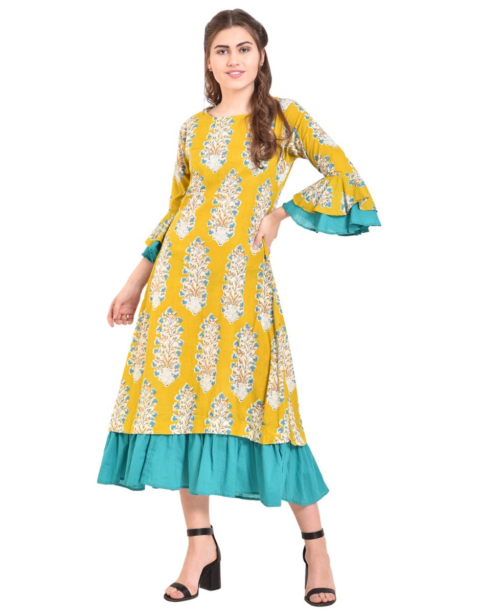 Frock Style Kurtis for Women  Try This 15 Beautiful Collection