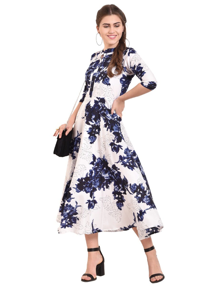 white midi dress women