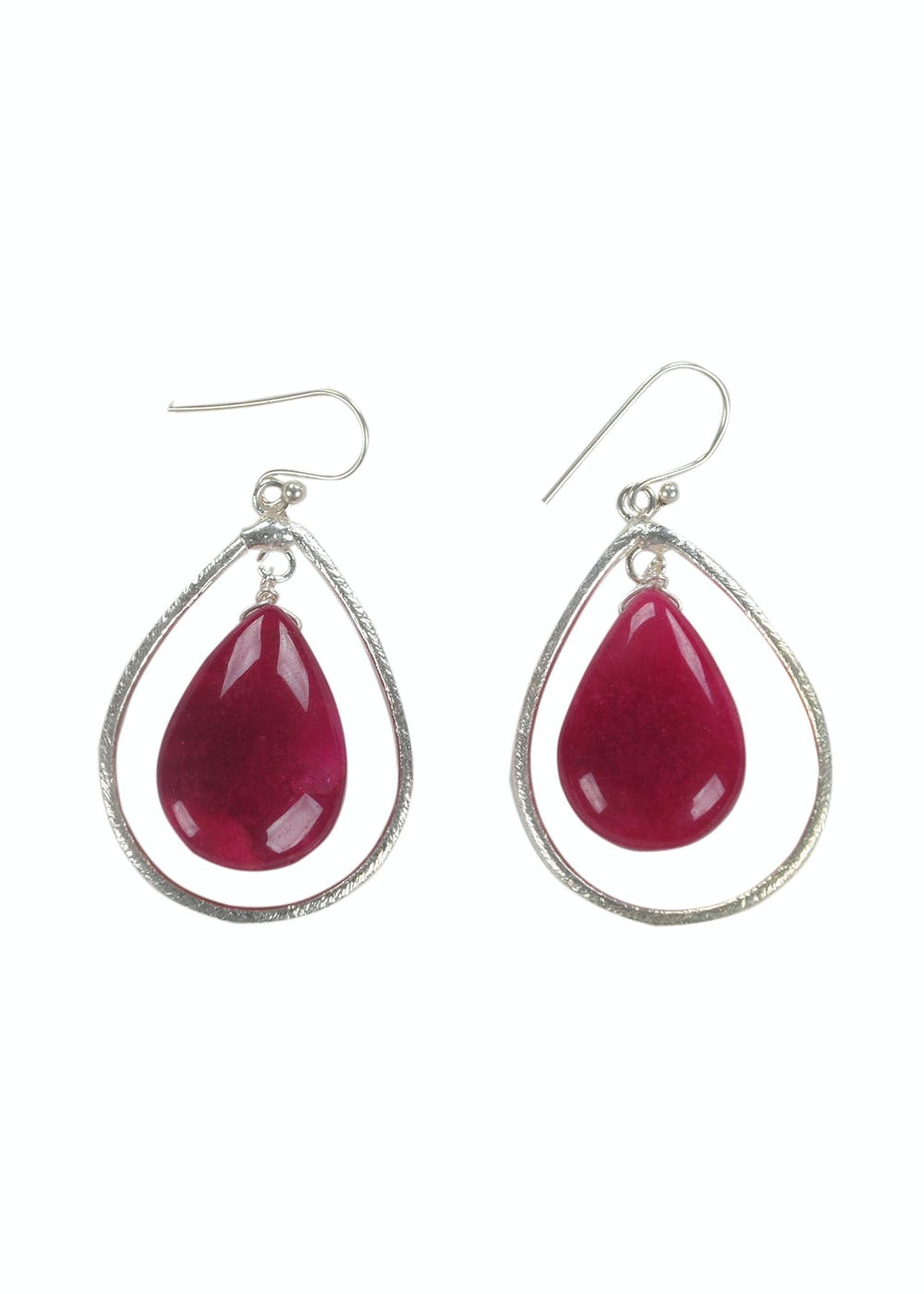 Silverwala 925925 Sterling Silver Ruby Stone Fashion Stud Earring for  Women and GirlsRed  Amazonin Fashion