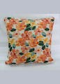 Textile,Sleeve,Orange,Pattern,Petal,Linens,Peach,Magenta,Fashion accessory,Baby & toddler clothing