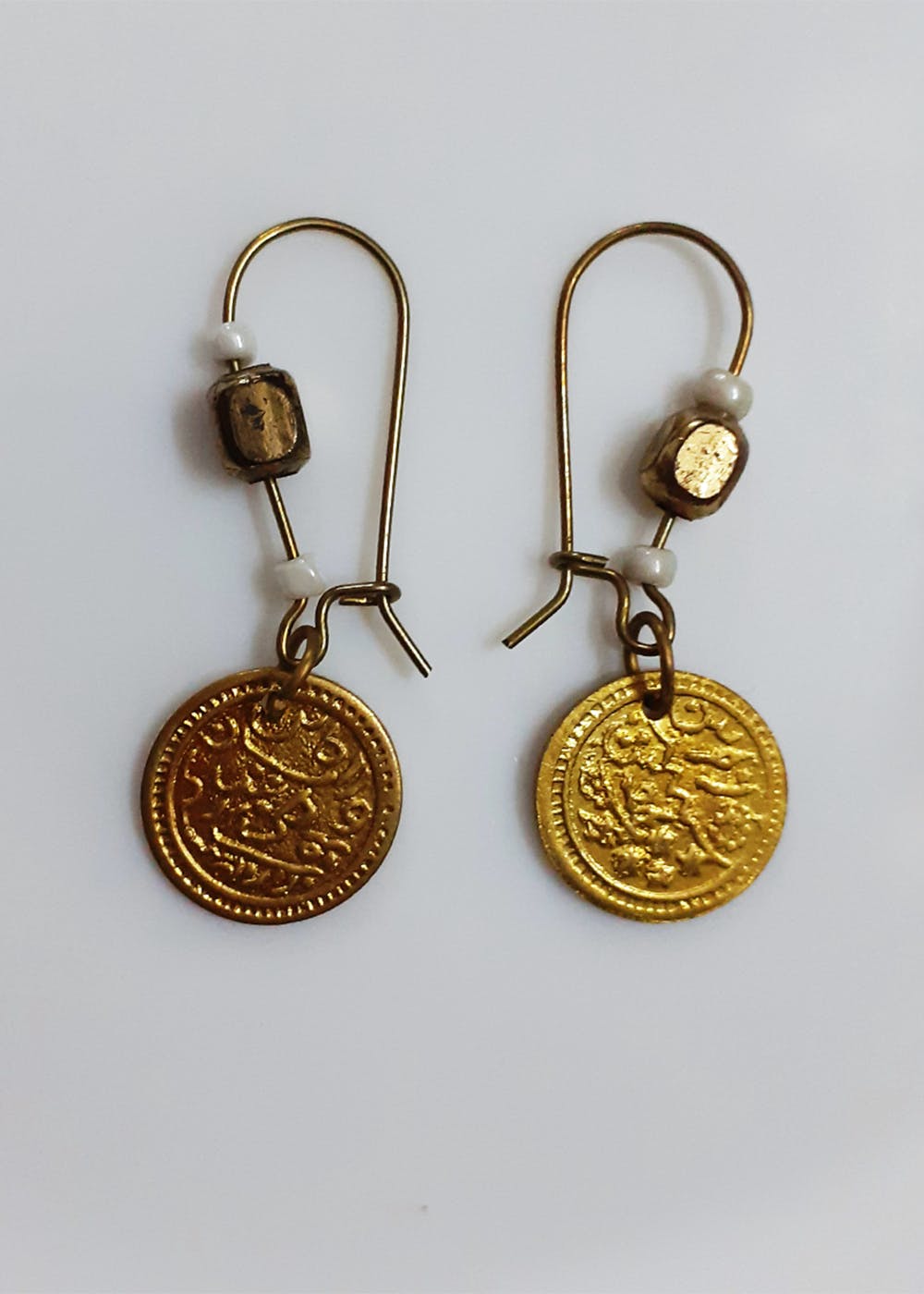 Lakshmi Coin Gold Earrings  Art of Gold Jewellery Coimbatore