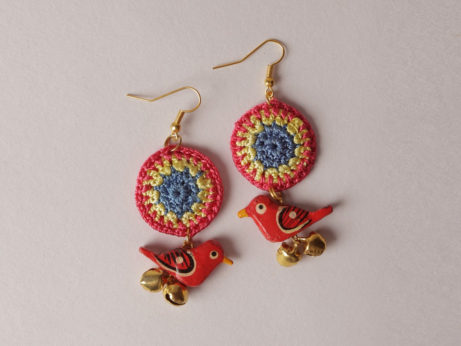 Jewelry | Womens Colorful Wooden Parrot Earrings | Poshmark