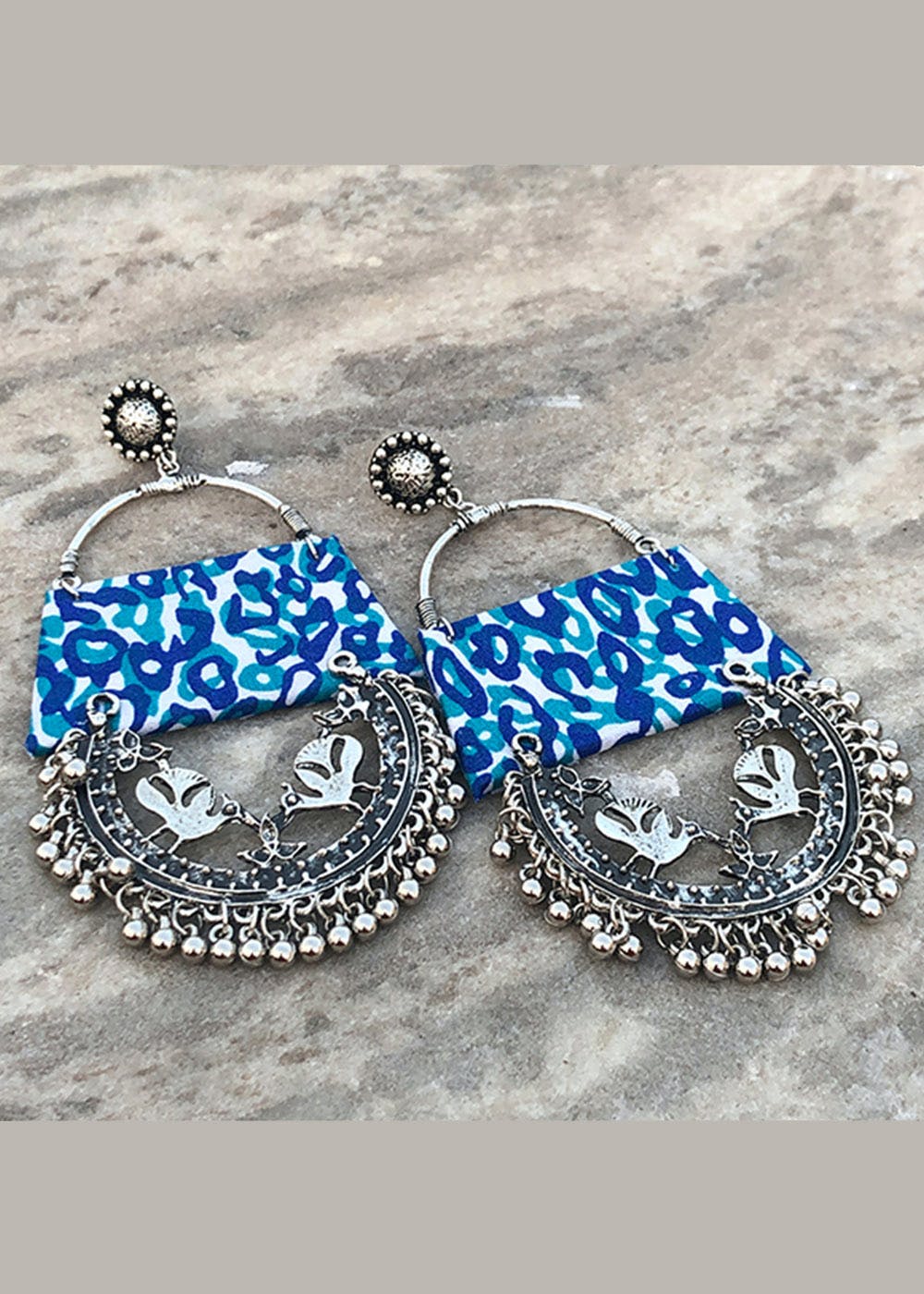 Tiger on sale print earrings