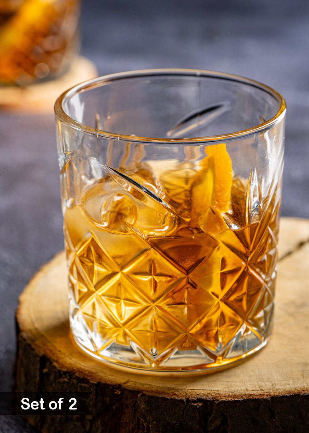 Get Classic Whiskey Glass Set of 2 at ₹ 999 LBB Shop