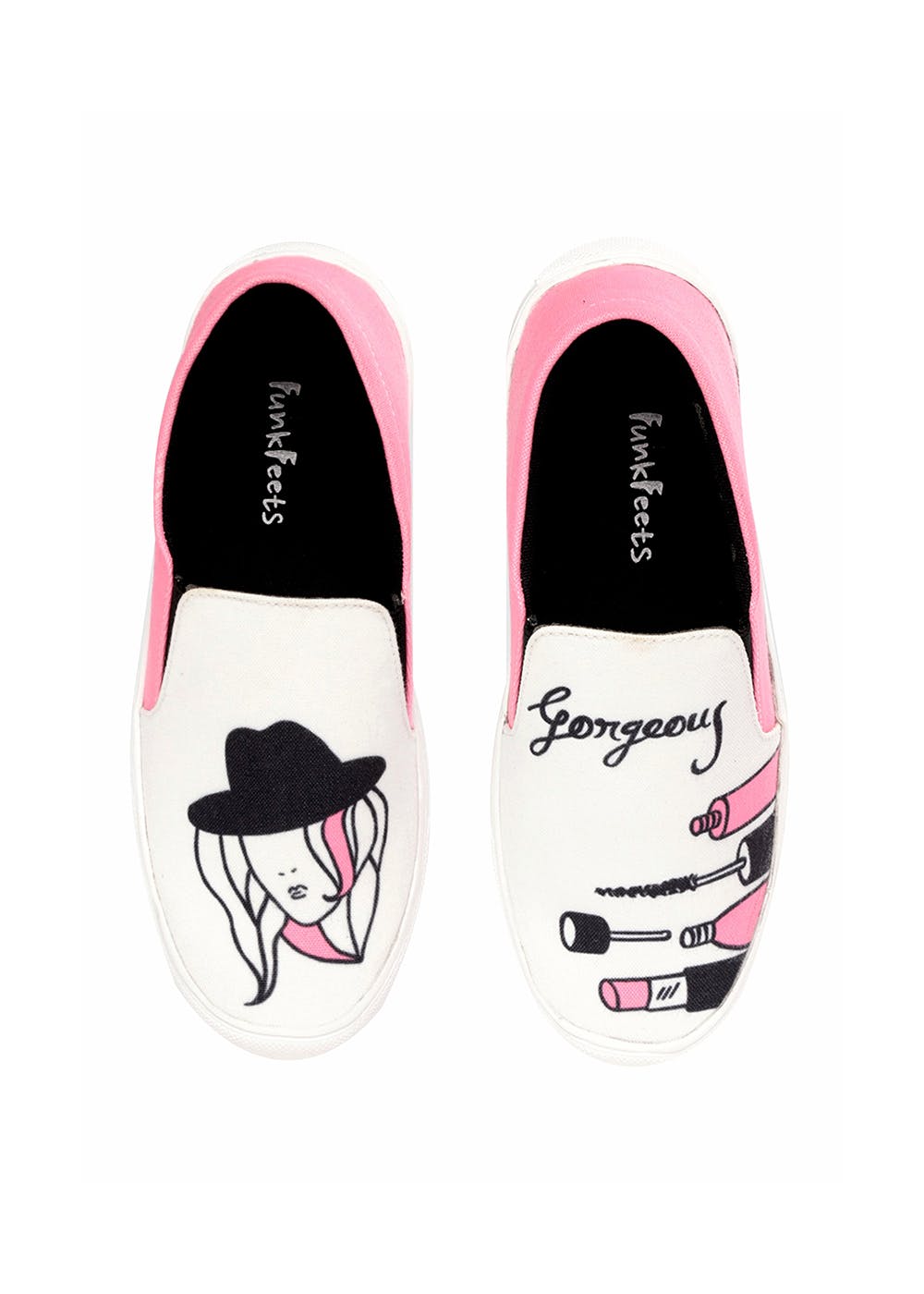 Quirky Illustrations Graphic Slip-Ons