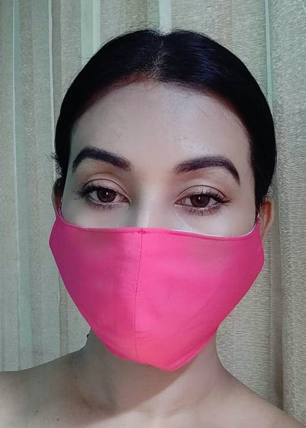 Solid Pink 3 Ply Face Mask