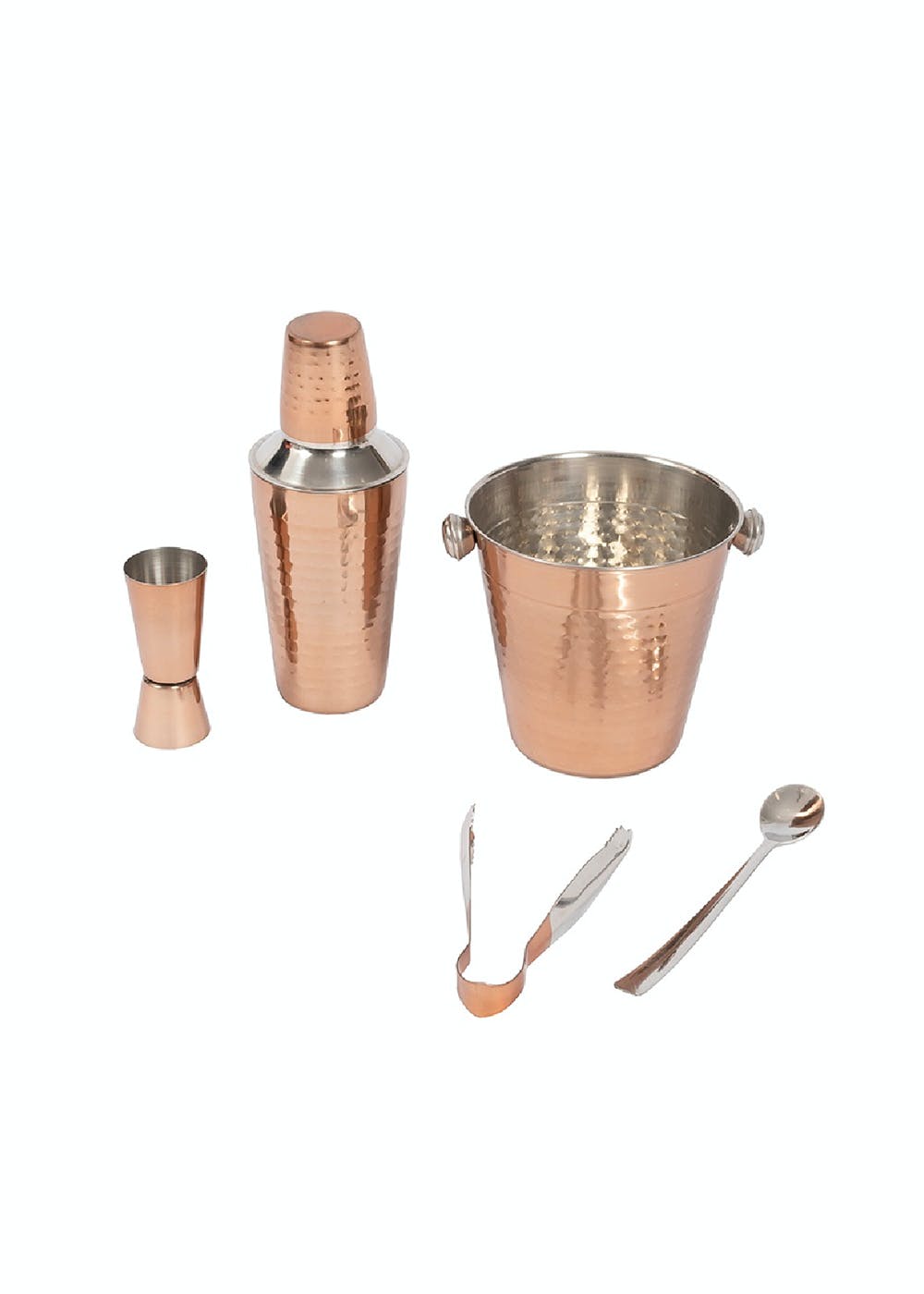 Get 5 Piece Mini Bar Tool Set Hammered Finish at ₹ 1180 LBB Shop