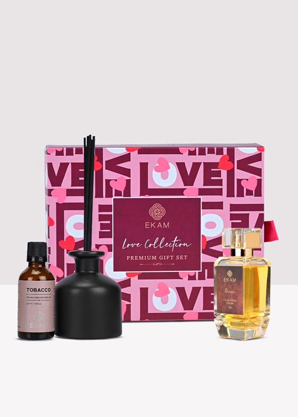 Orion Eau De Parfum & Tobacco Manly Series Reed Diffuser Combo Gift Set For Men