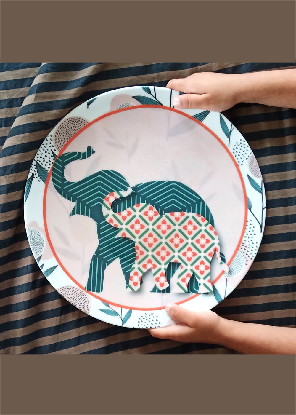 Get Elephant Wall Plate at ₹ 1100 | LBB Shop
