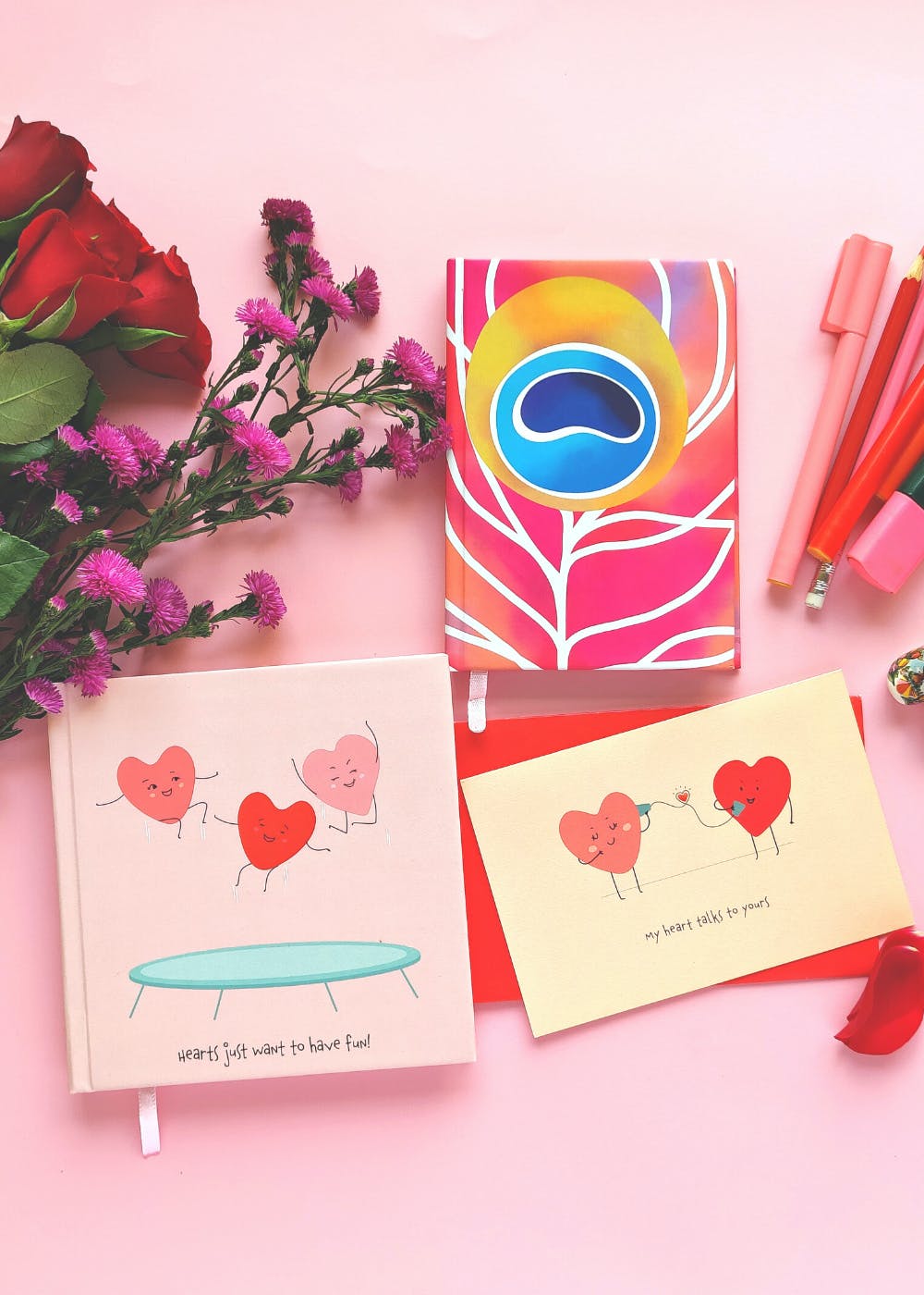Note Ebox Pink Get Pink Notebooks with Greeting Card at ₹ 770 | LBB Shop