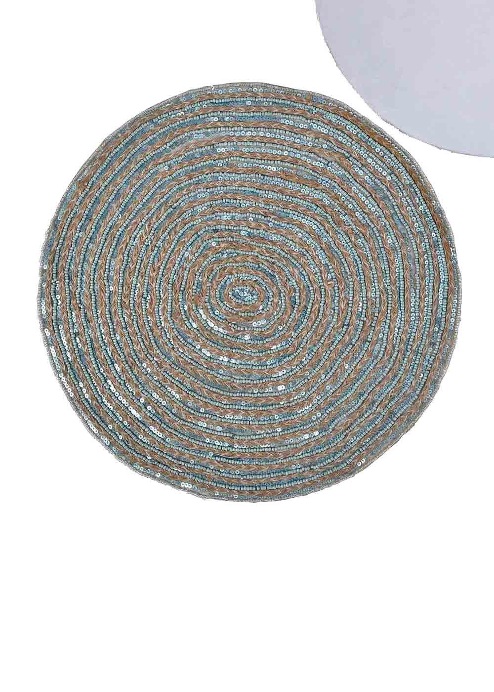 Get Jute Embroidered Placemat 14" at ₹ 849 LBB Shop