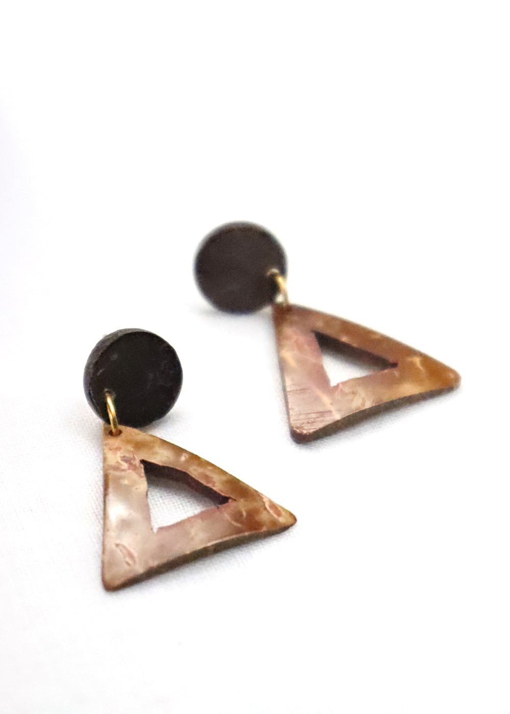 Shape Earrings: Curved Triangle – Jessica DeCarlo New York