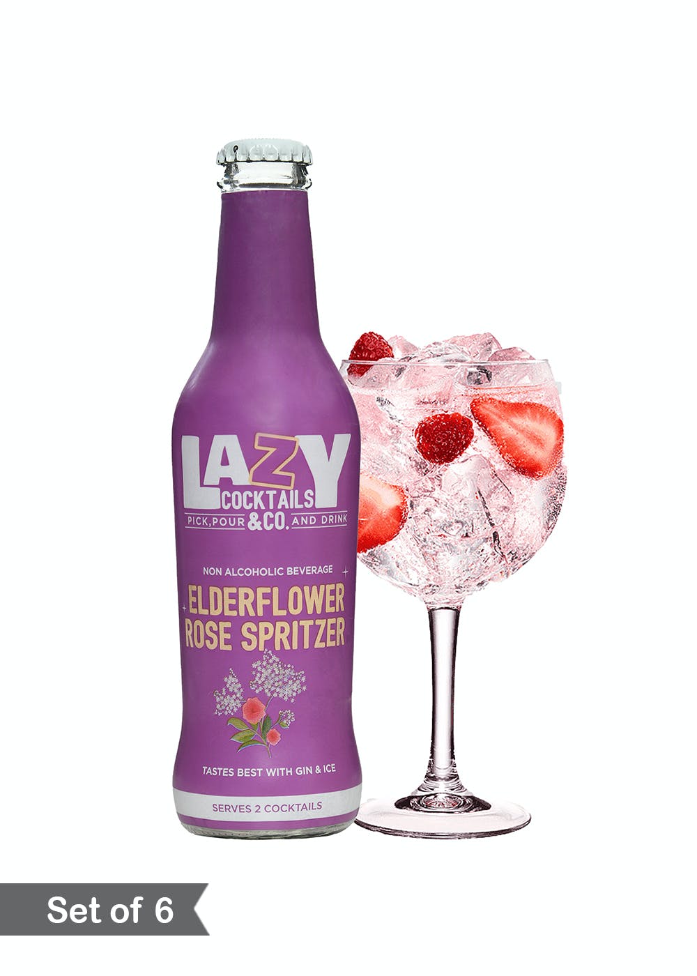 Elderflower Rose Spritzer Cocktail Mixers