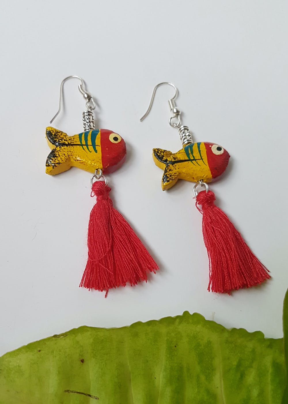 Wooden Parrot Earrings - Fair Trade & Sustainable at One World Shop