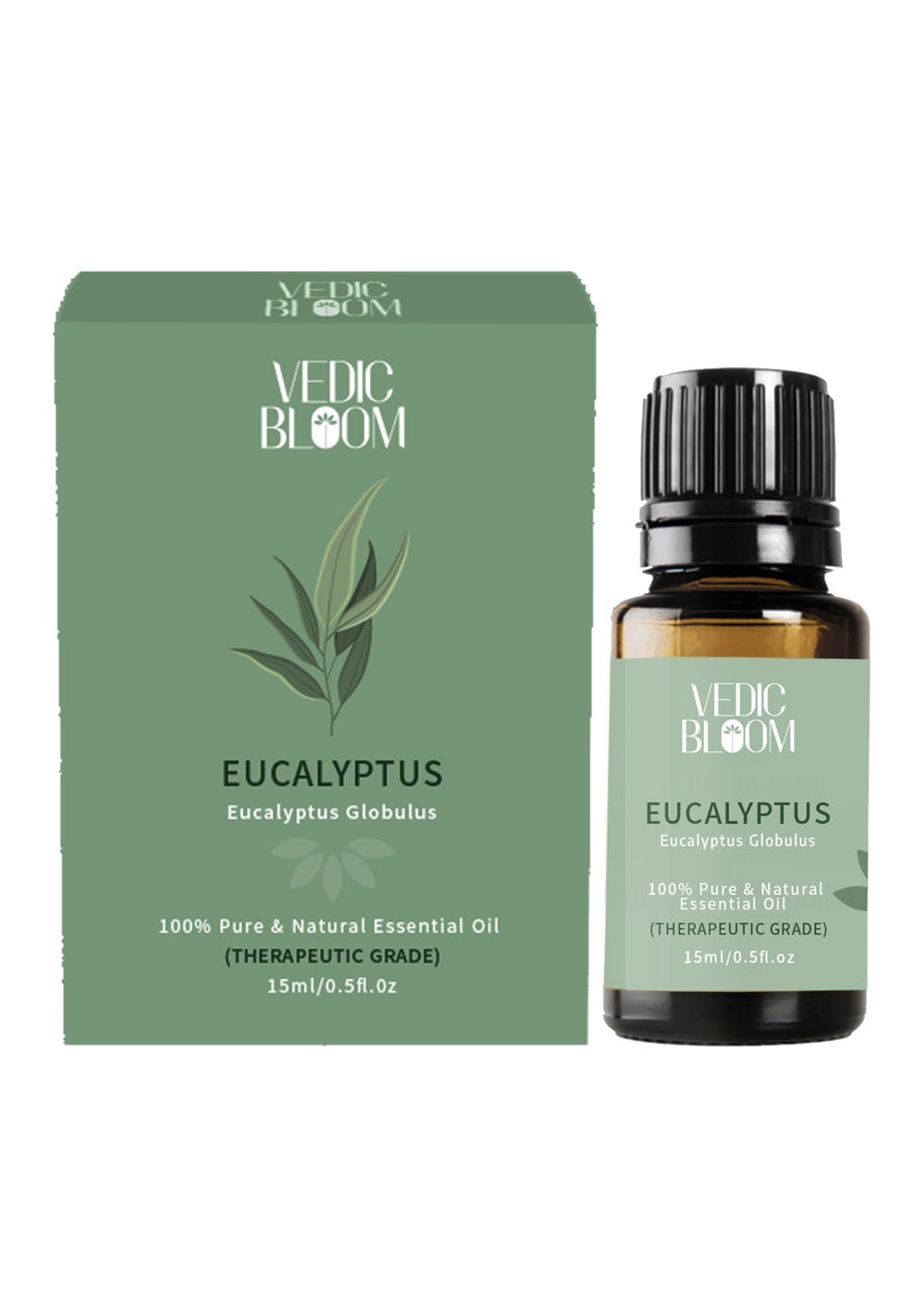100% Pure and Natural Eucalyptus Essential Oil (15ml)