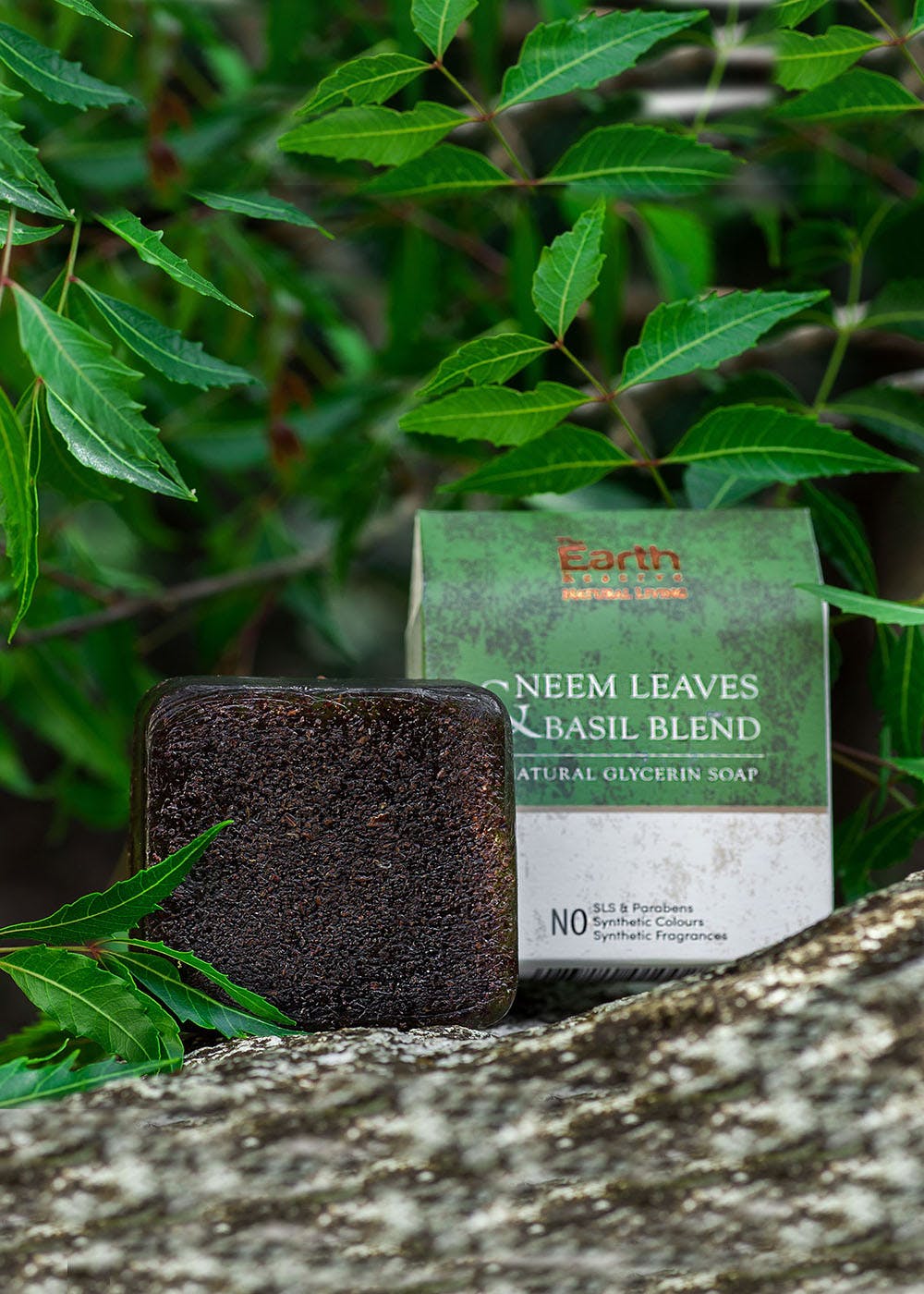 Get Neem Leaves & Basil Blend Natural Glycerin Soap 100gm at ₹ 315