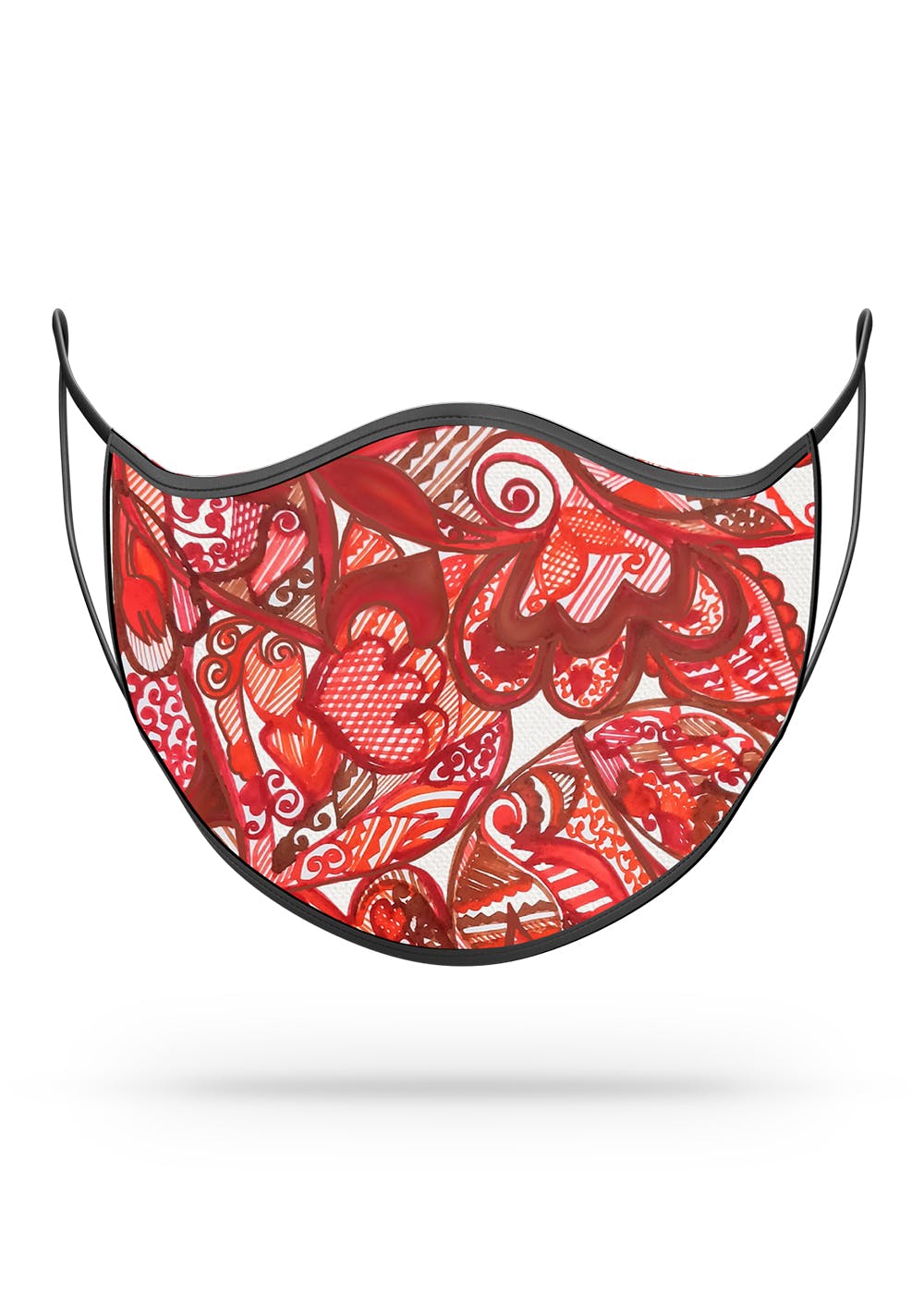 Mood Swings Graphic Sketched Mask