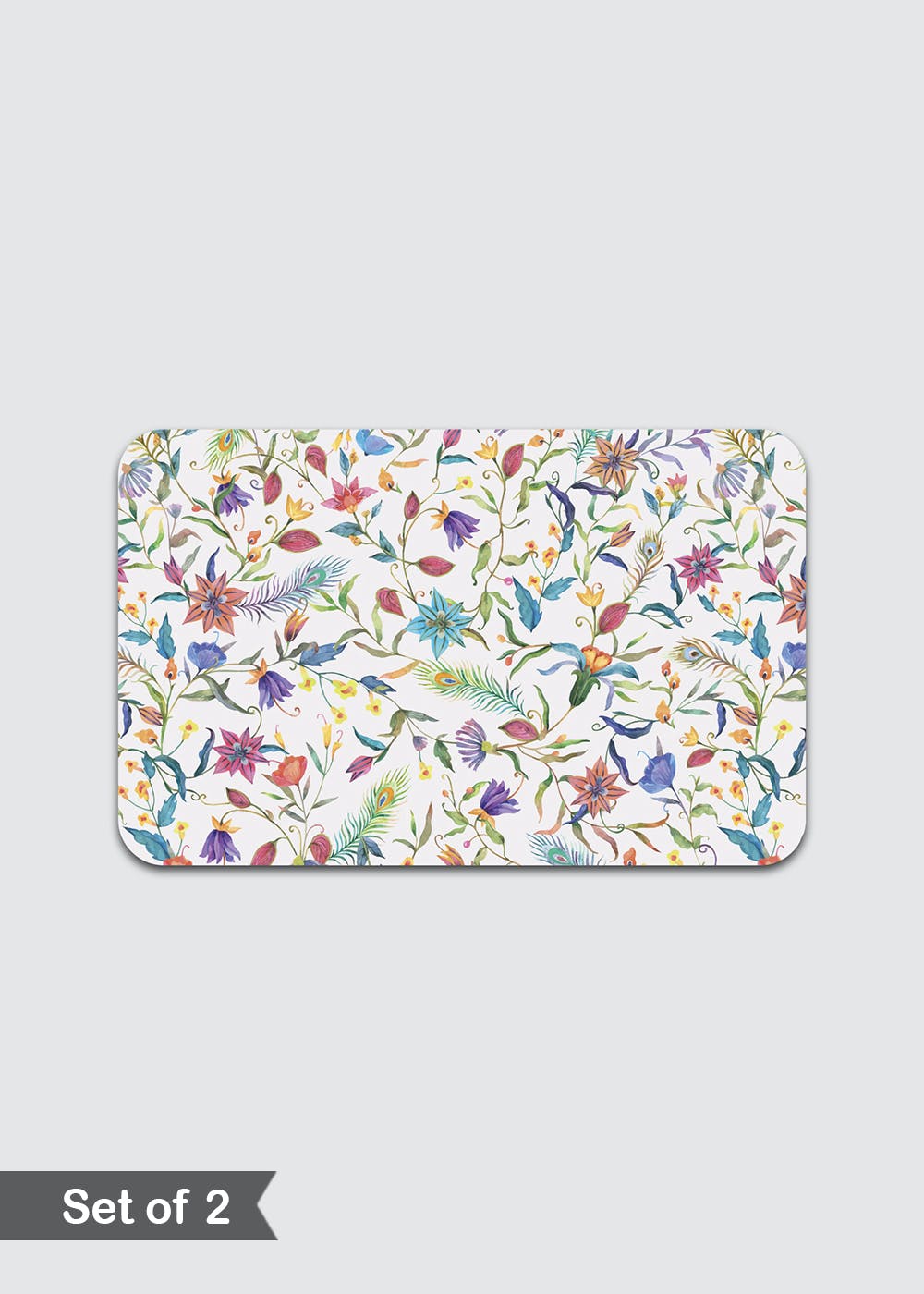 Get Floral Pattern MDF Placemat - Set of 2 at ₹ 1500 | LBB Shop