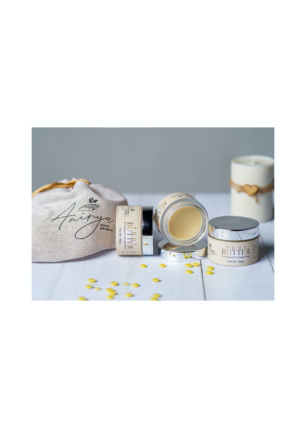 Foot Butter for Chapped & Damaged Heels - 50gm