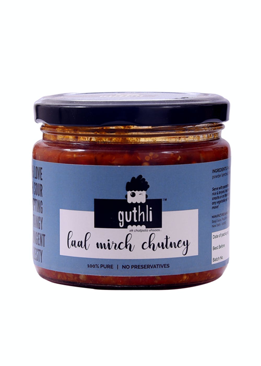 Laal Mirch Chutney Very Spicy -  310 Grams
