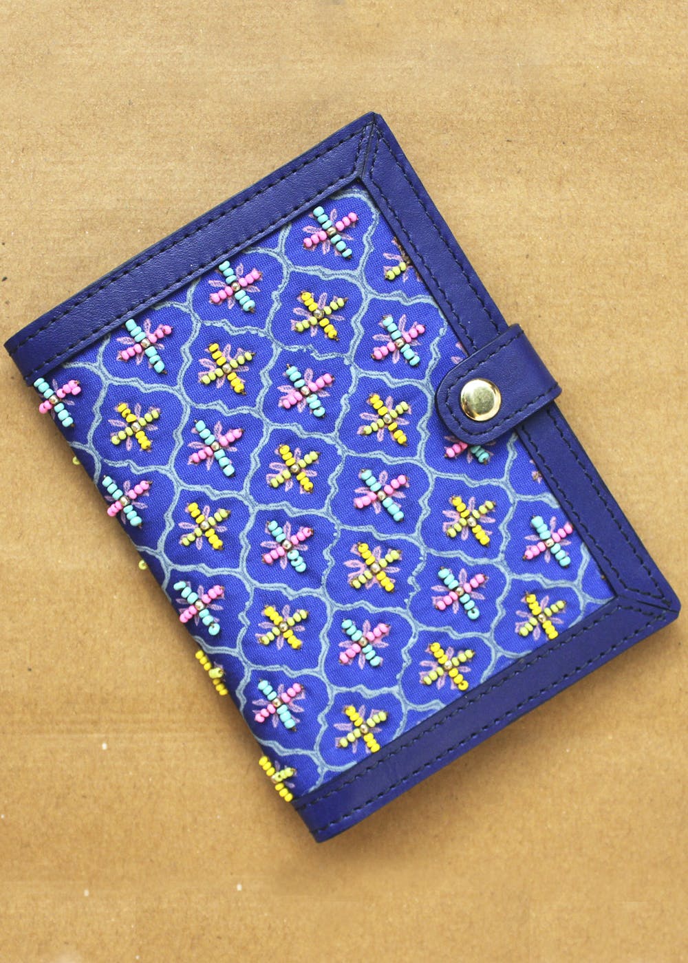 Get Bead Embellished Ethnic Pattern BiFold Wallet at ₹ 1750 LBB Shop