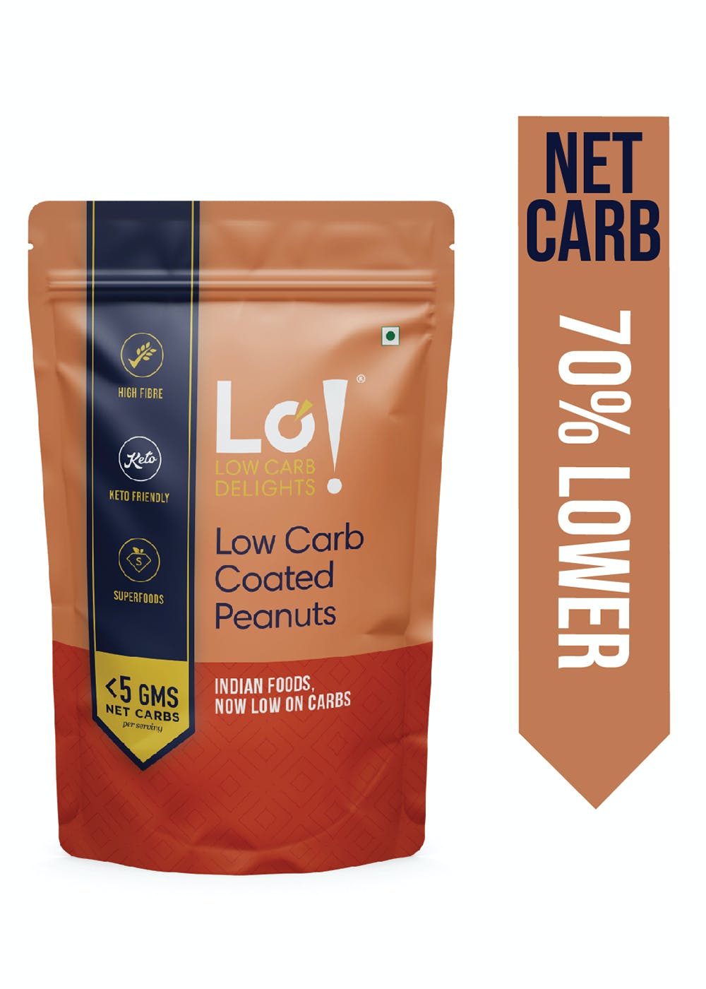 Low Carb Coated Peanuts - Pack of 2