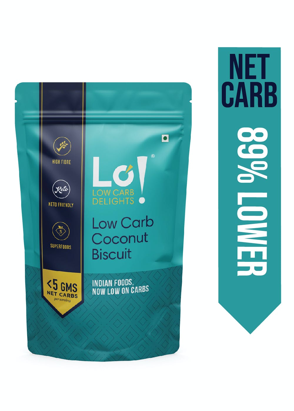 Get Low Carb Coconut Biscuits - Pack of 2 at ₹ 398 | LBB Shop