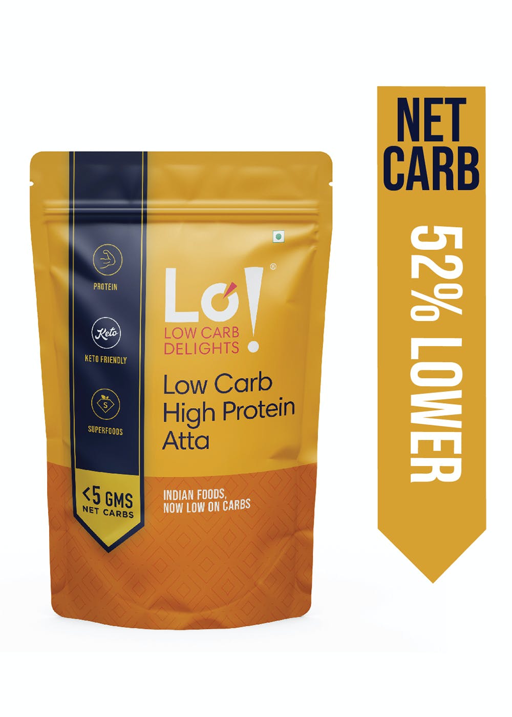 Get Low Carb High Protein Atta (850 g) at ₹ 325 LBB Shop