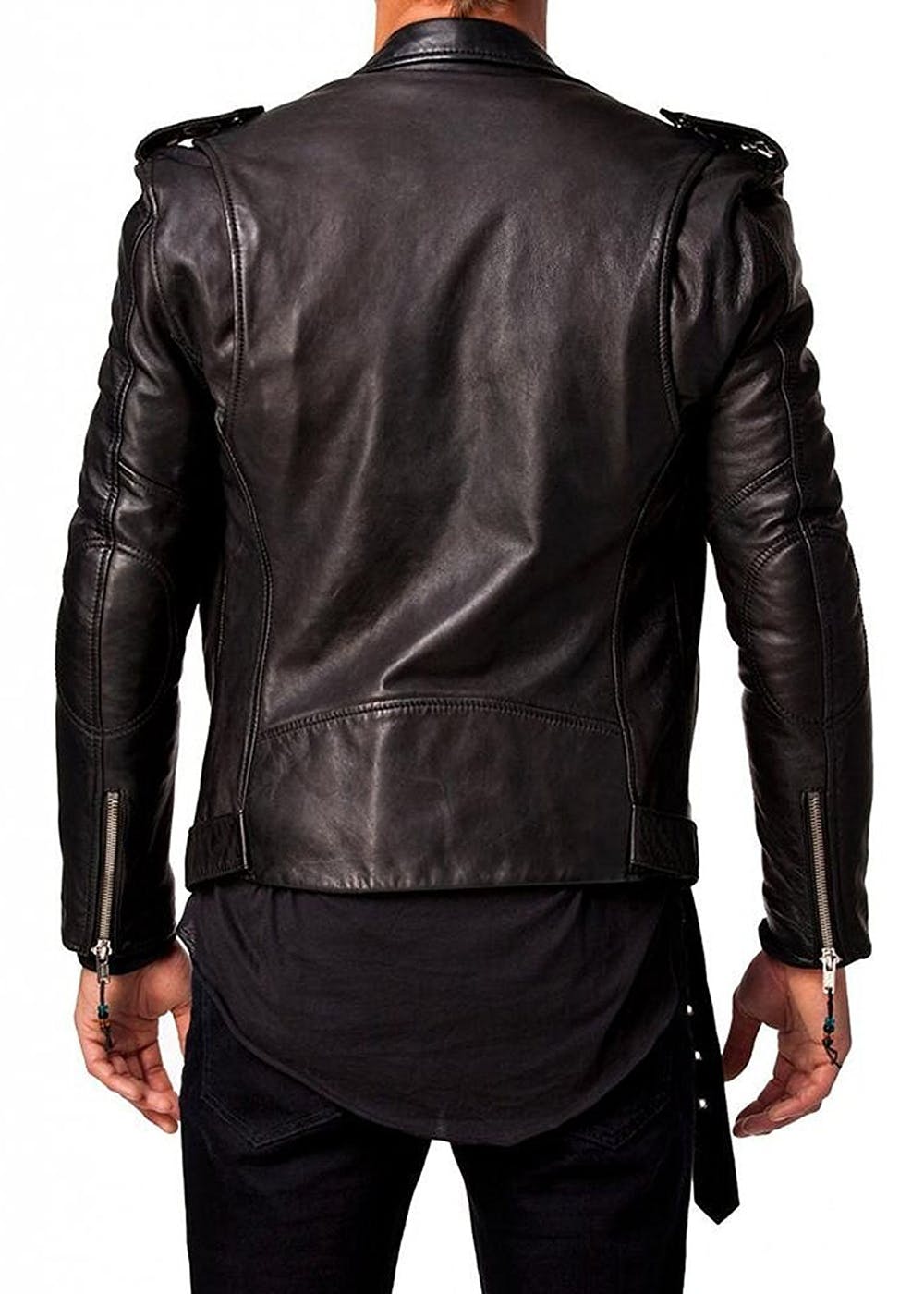 Shop Cristobal Leather Biker Jacket | Official Cruyff Webshop