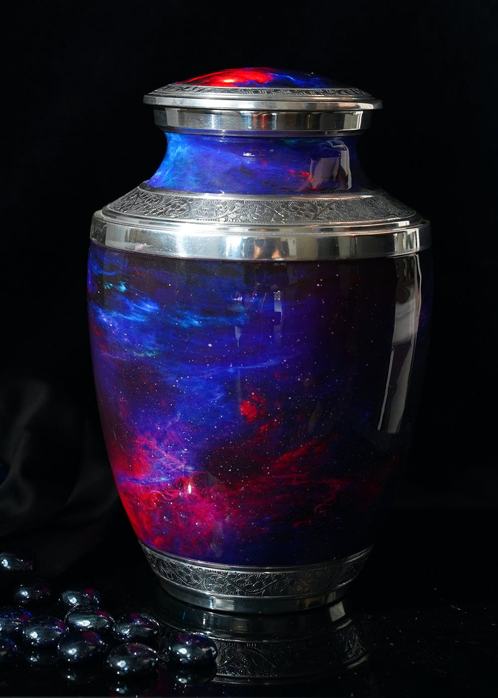 Galaxy Temple Jar/ Storage Jar