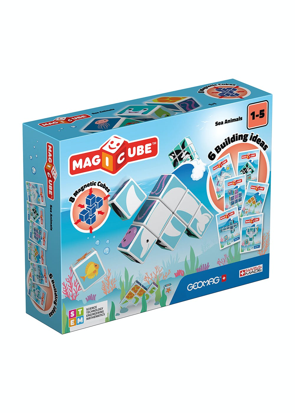 Get Magicube - Sea Animals - Set Of 8 Magnetic Cubes At ₹ 2700 | LBB Shop