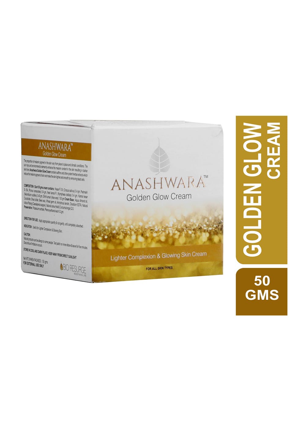 Anashwara Golden Glow Cream (50 g)