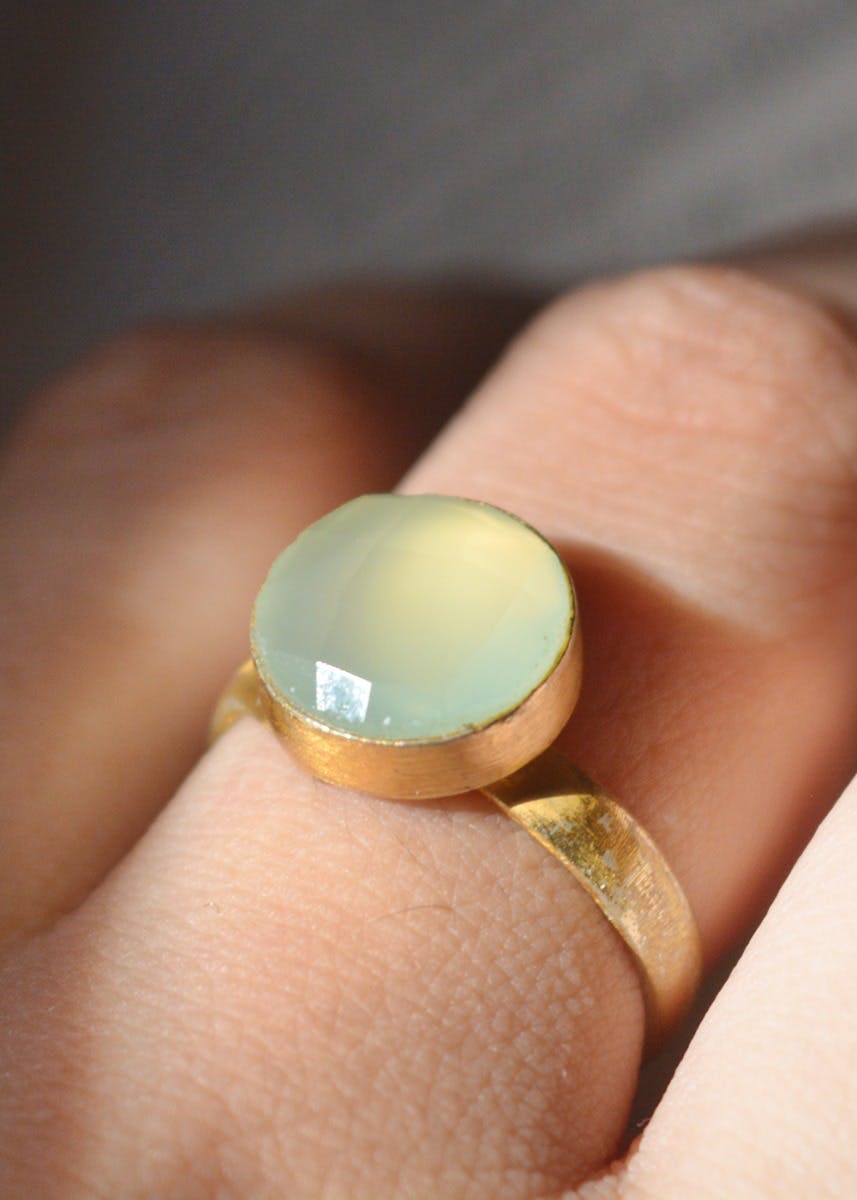 Chalcedony Ring – Songlines By Jewel